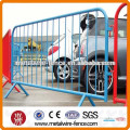 PVC coated pedestrian control barriers fence/pedestrian control barriers fence